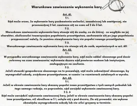 Warunkowe umorzenie postepowania karnego za jazde po alkoholu